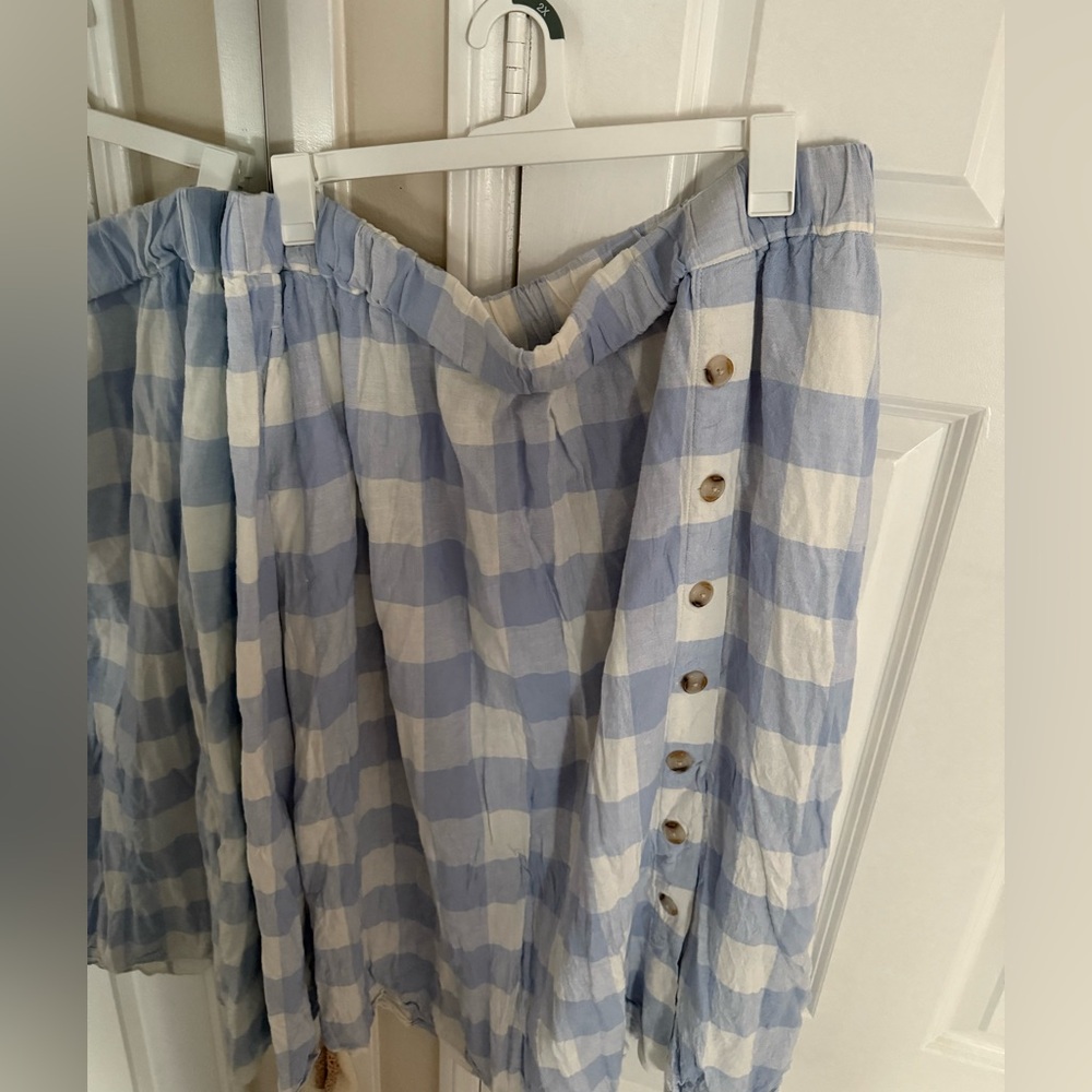 Madewell blue and white gingham plus size set - Picture 9 of 9